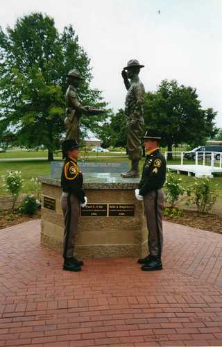 THE INGHAM COUNTY LAW ENFORCEMENT MEMORIAL by neil brodin