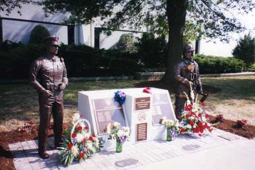 NEWPORT NEWS POLICE AND FIRE MEMORIAL by neil brodin